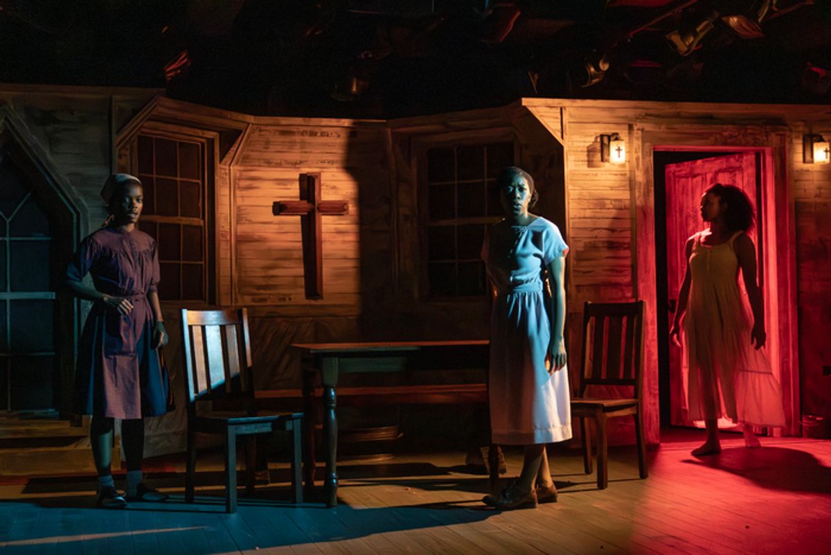 Lark White, Ashley N. Hildreth, Jade Payton at 