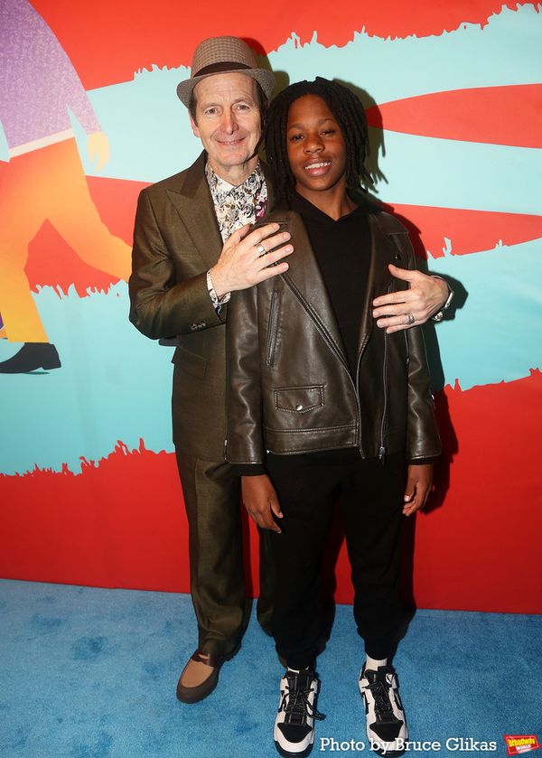 Denis O'Hare and son Declan Redwood O'Hare Photo
