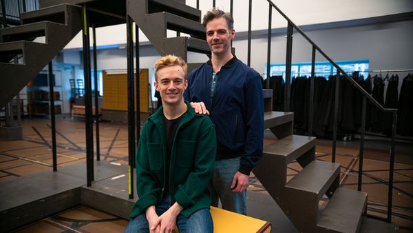 Erik Christopher Peterson (Scorpius Malfoy) and Aaron Bartz Photo