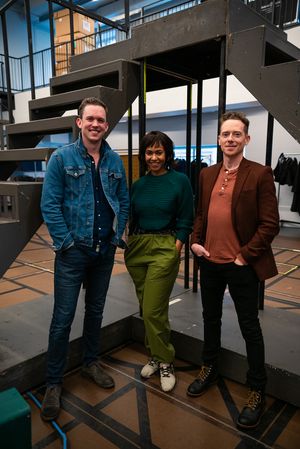 Daniel Fredrick (Ron Weasley), Cara Ricketts (Hermione Granger), Steve Haggard @ BroadwayWorld Daniel Fredrick (Ron Weasley), Cara Ricketts (Hermione Granger), Steve Haggard Photo