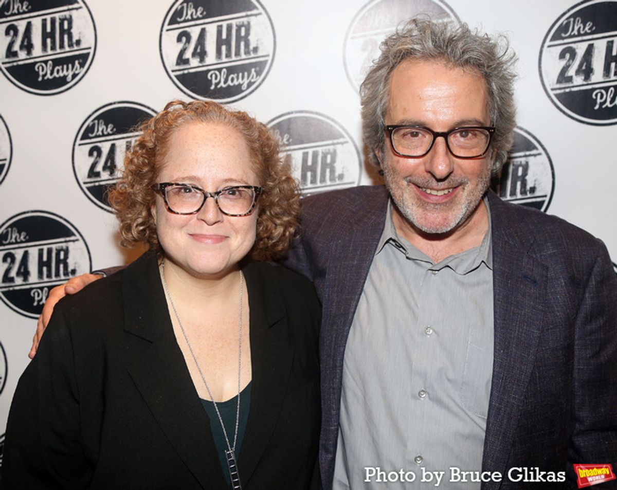 Sarah Storm and Warren Leight at 