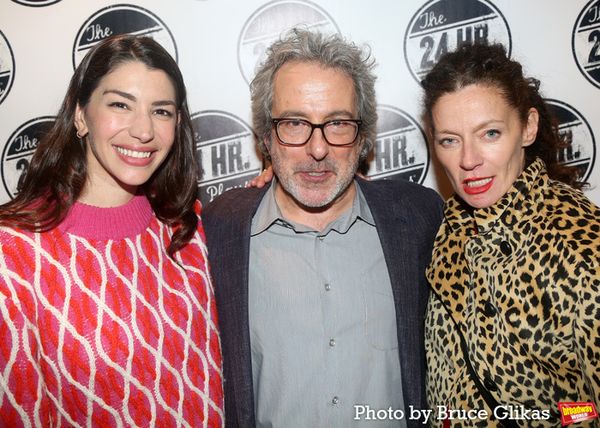 Jamie Gray Hyder, Warren Leight and Michelle Gomez Photo