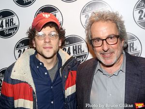 Jesse Eisenberg and Warren Leight Photo