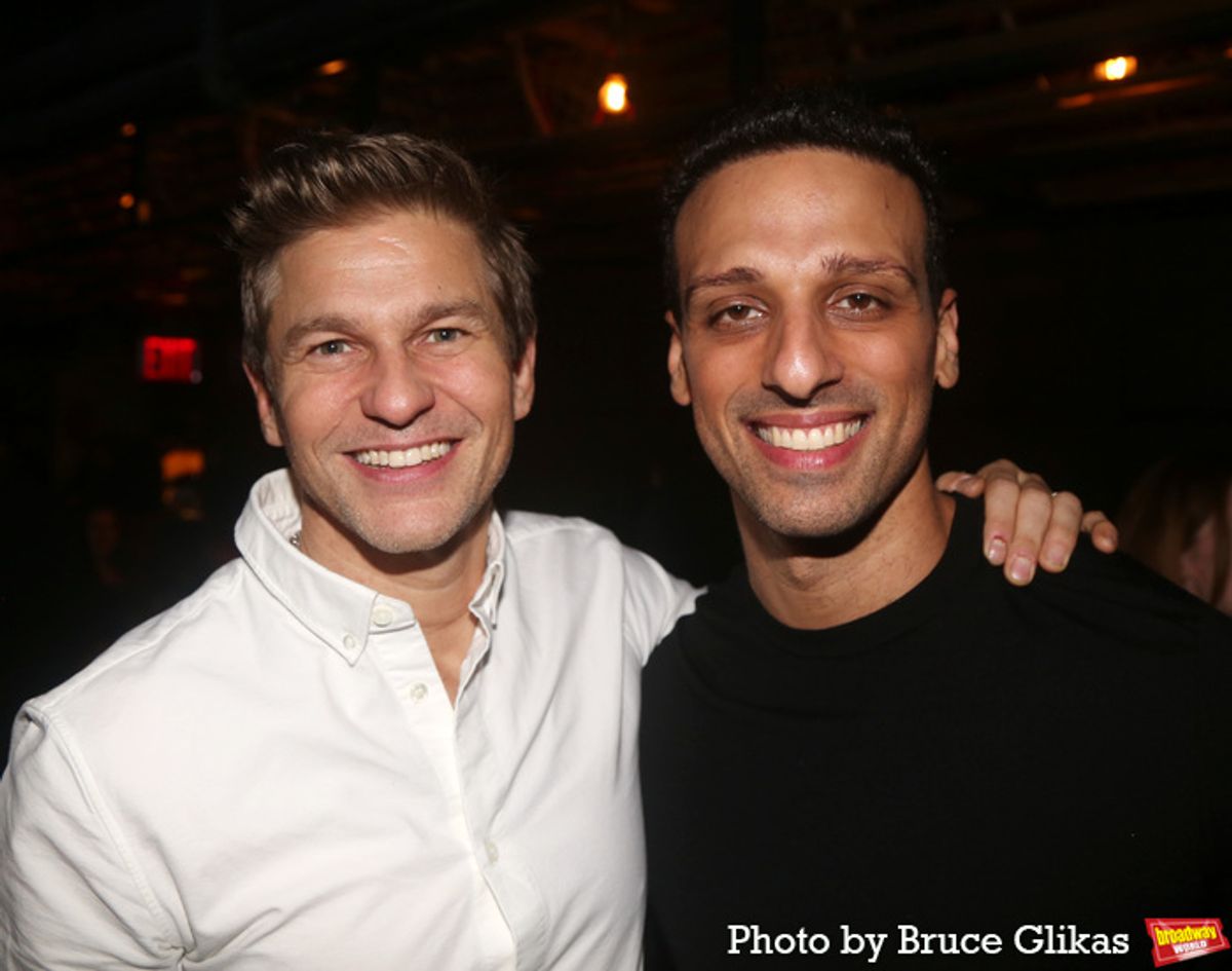 David Burtka and Ari'el Stachel at 