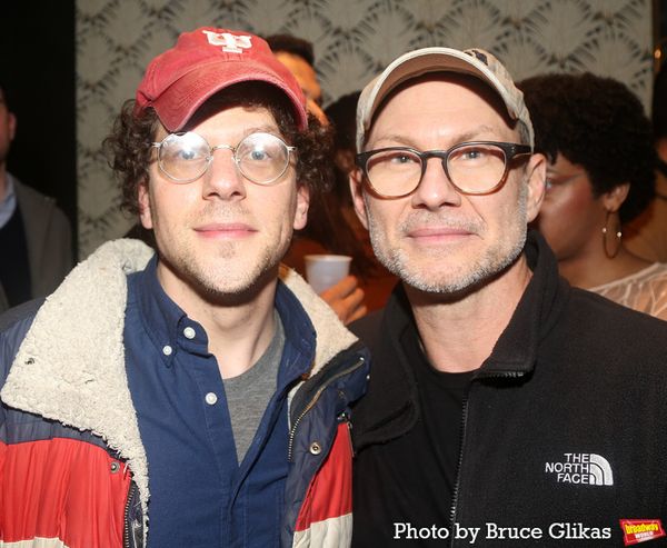 Jesse Eisenberg and Christian Slater Photo
