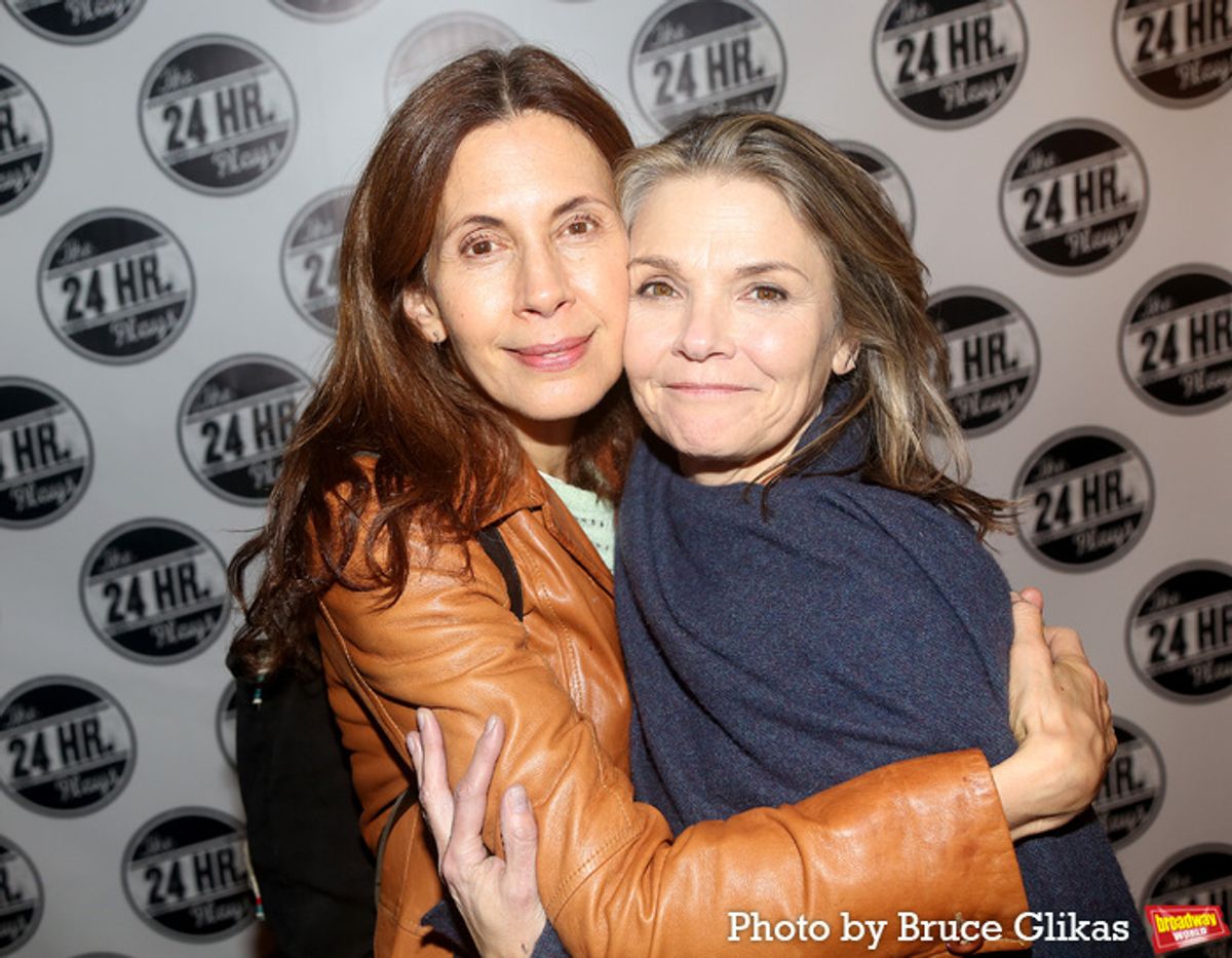 Jessica Hecht and Kathryn Erbe at 