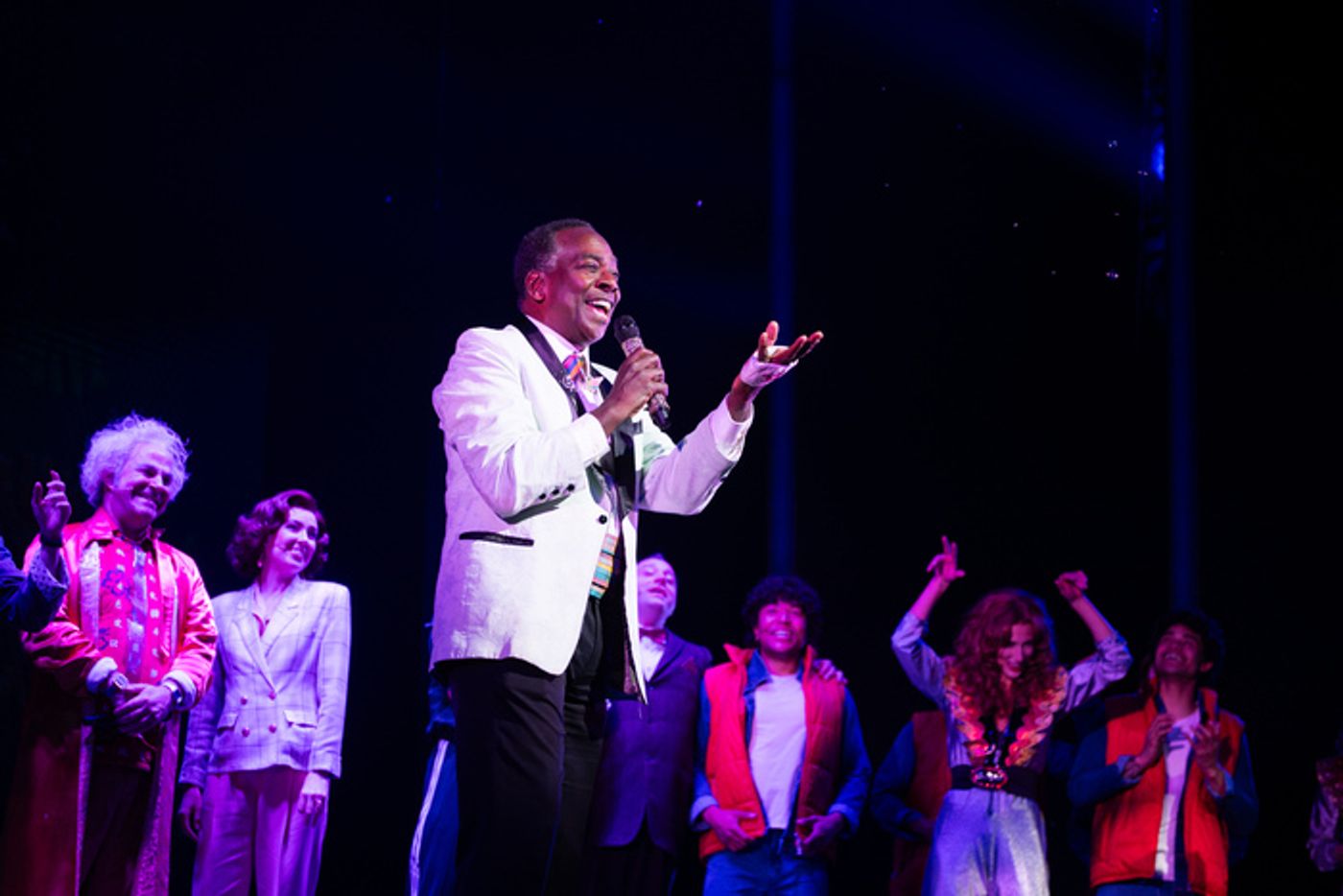 Photos/Video: Original BACK TO THE FUTURE Star Joins Broadway Cast Onstage to Perform 'Earth Angel' Photos/Video: Original BACK TO THE FUTURE Star Joins Broadway Cast Onstage to Perform 'Earth Angel' Image
