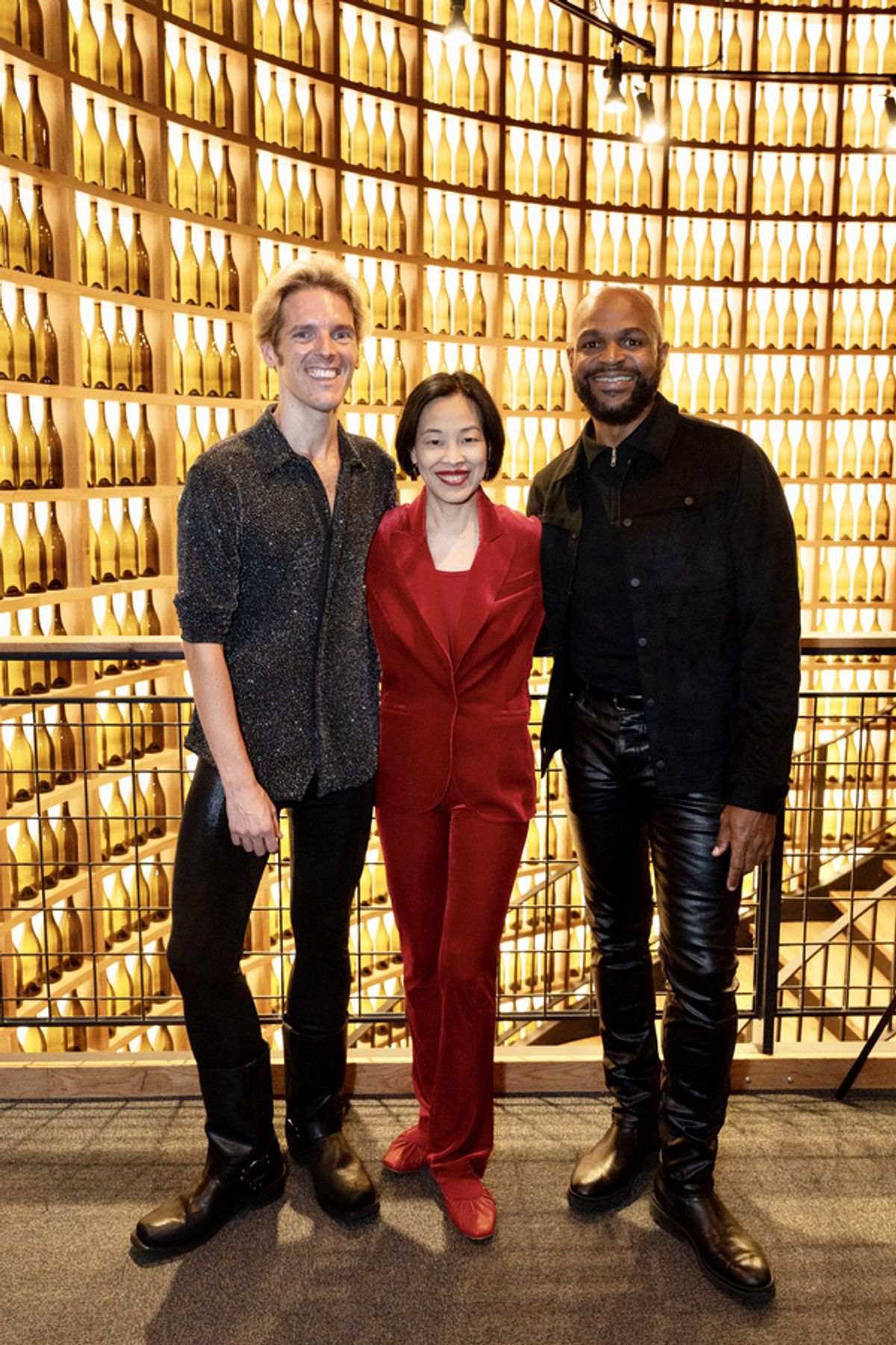 Christian John Wikane, Lia Chang, Sekou Luke at 