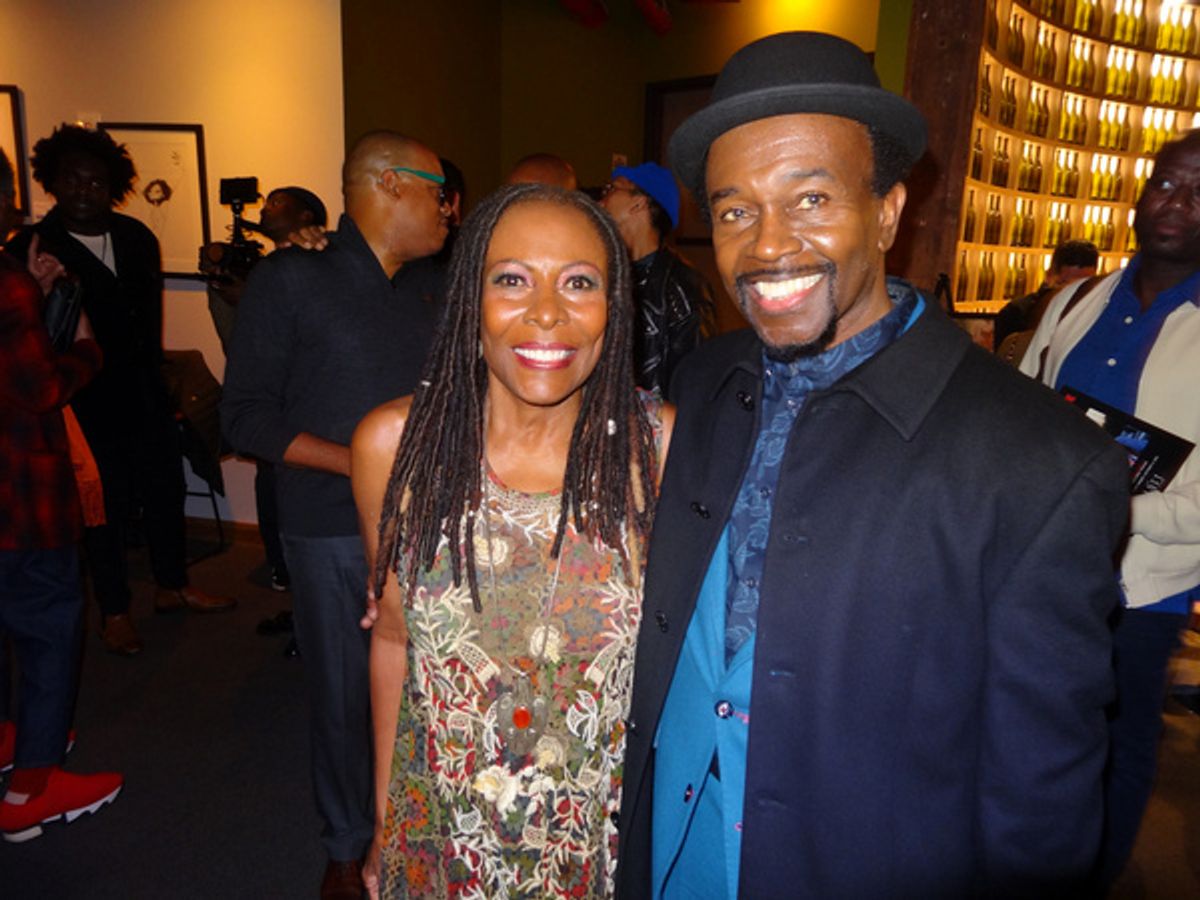 Brenda Russell and Fonzi Thornton at 