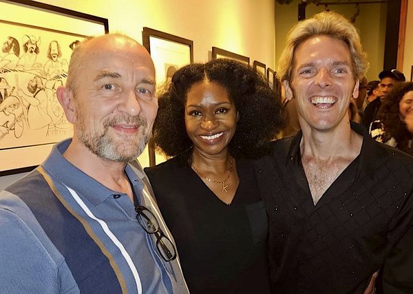 Ralph Brown, Jenny Jules, and Christian John Wikane Photo