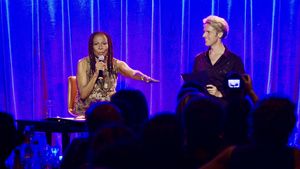 Brenda Russell and Christian John Wikane Photo