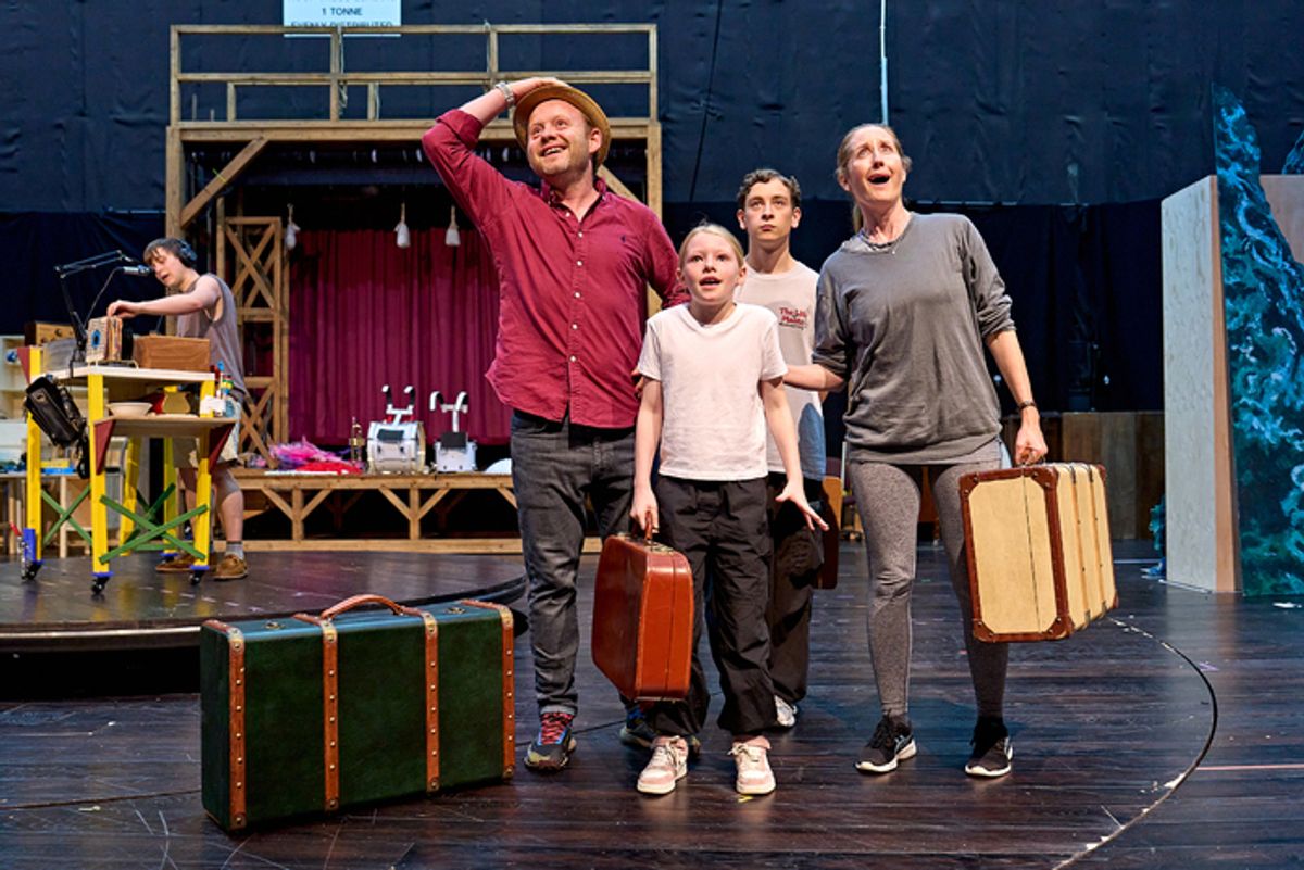 Christopher Buckley, Michael Jibson, Imogen Turner, Louis McCartney, and Lauren Ward at 