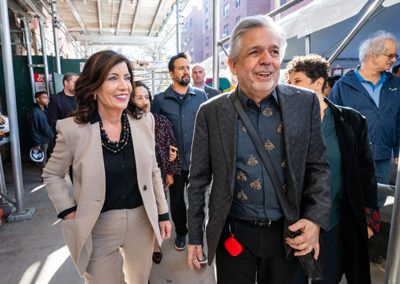 Photos & Video: Governor Kathy Hochul, Lin-Manuel Miranda & More Celebrate Groundbreaking for The People's Theatre: Centro Cultural Inmigrante  Image