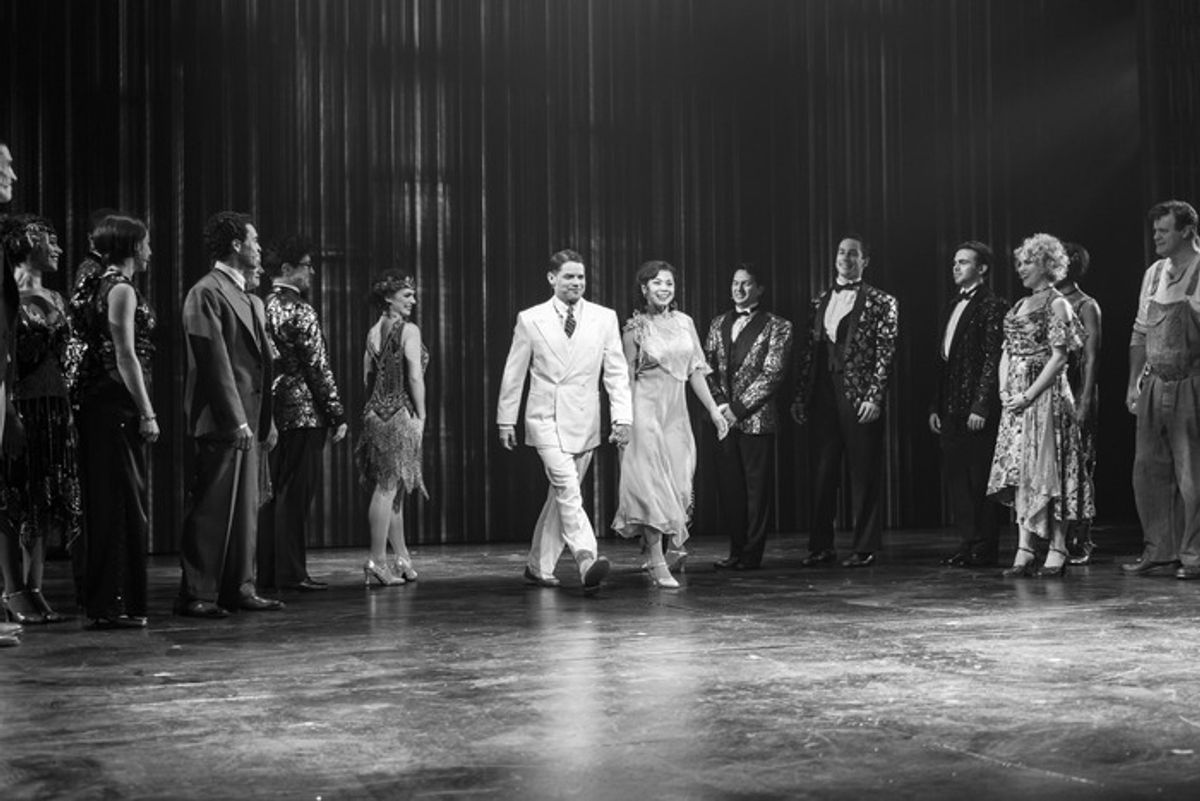 Jeremy Jordan, Eva Noblezada at 