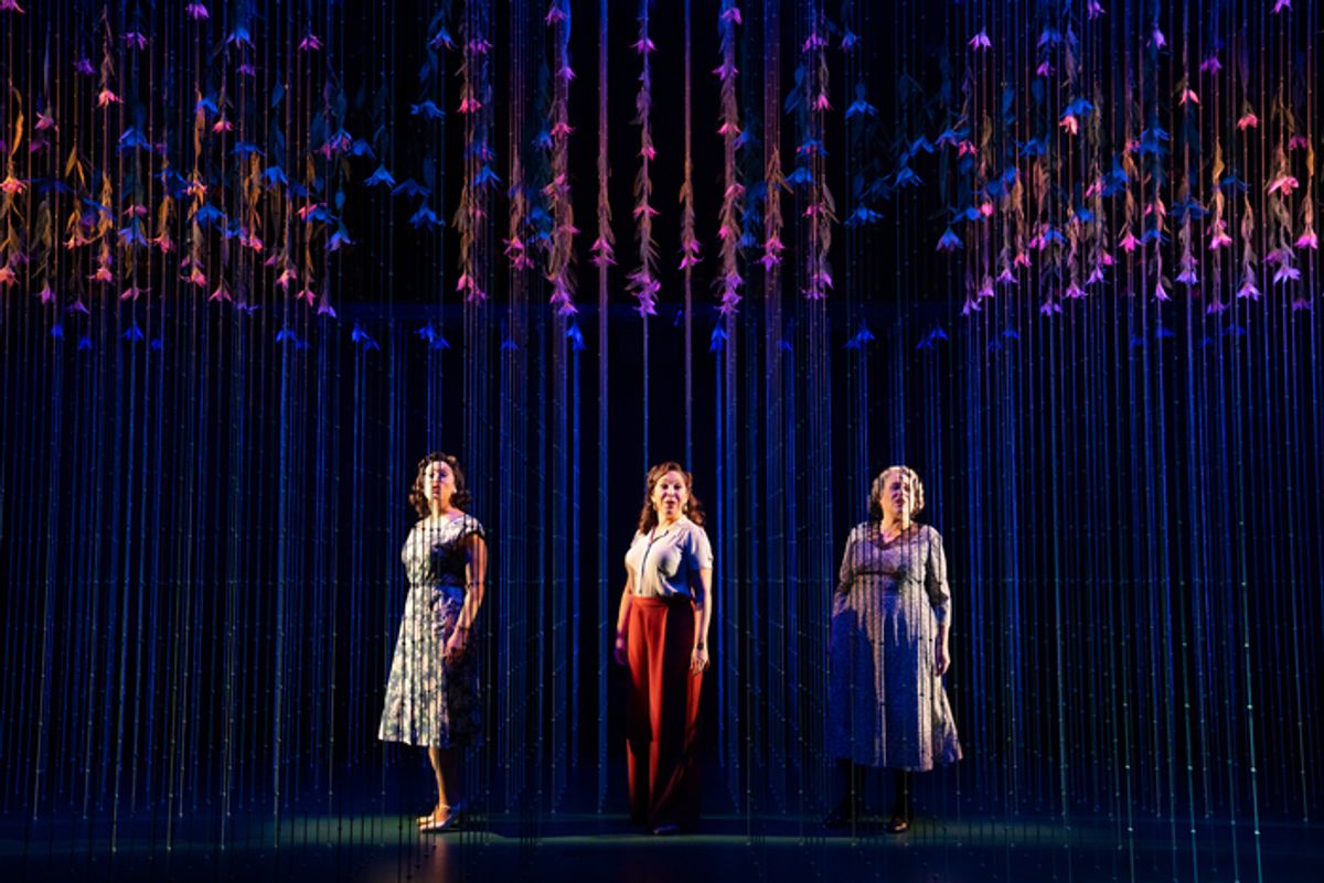 Eden Espinosa, Andrea Burns and Mary Testa at 