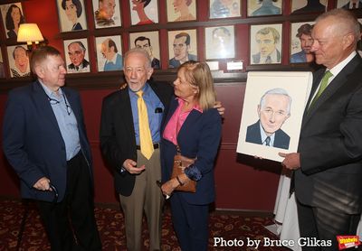 Jeff Berger, Jonathan Tunick, Leigh Beery and Sardi's General Manager/Owner Max Klima Photo