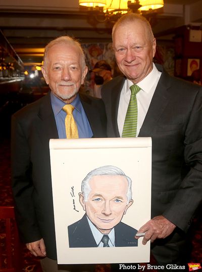 Jonathan Tunick and Sardi's General Manager/Owner Max Klimavicius Photo