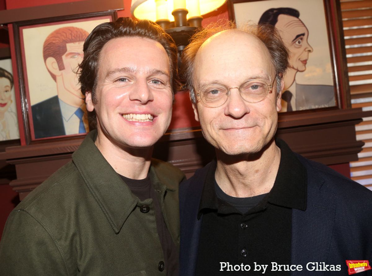Jonathan Groff and David Hyde Pierce at 