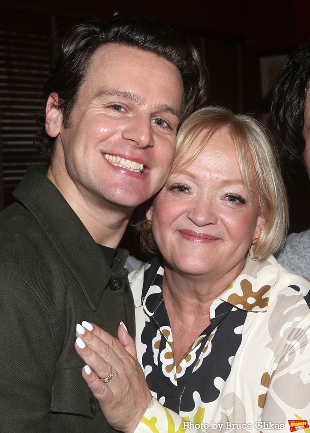 Jonathan Groff and Maria Friedman at 