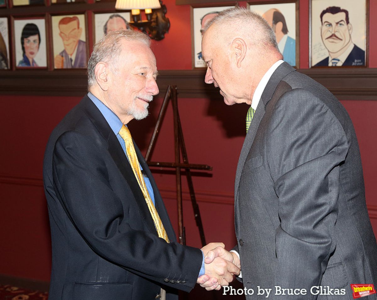 Jonathan Tunick and Sardi's General Manager/Owner Max Klimavicius at 