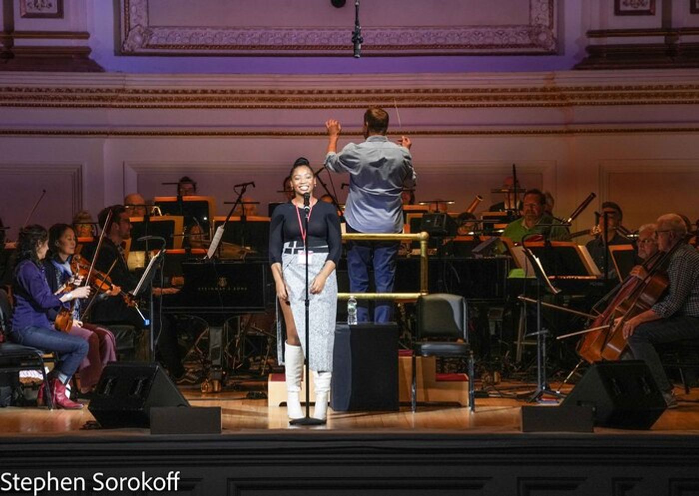 Photos: Maestro Steven Reineke Rehearses The New York Pops For The Opening Concert of The Season  Image