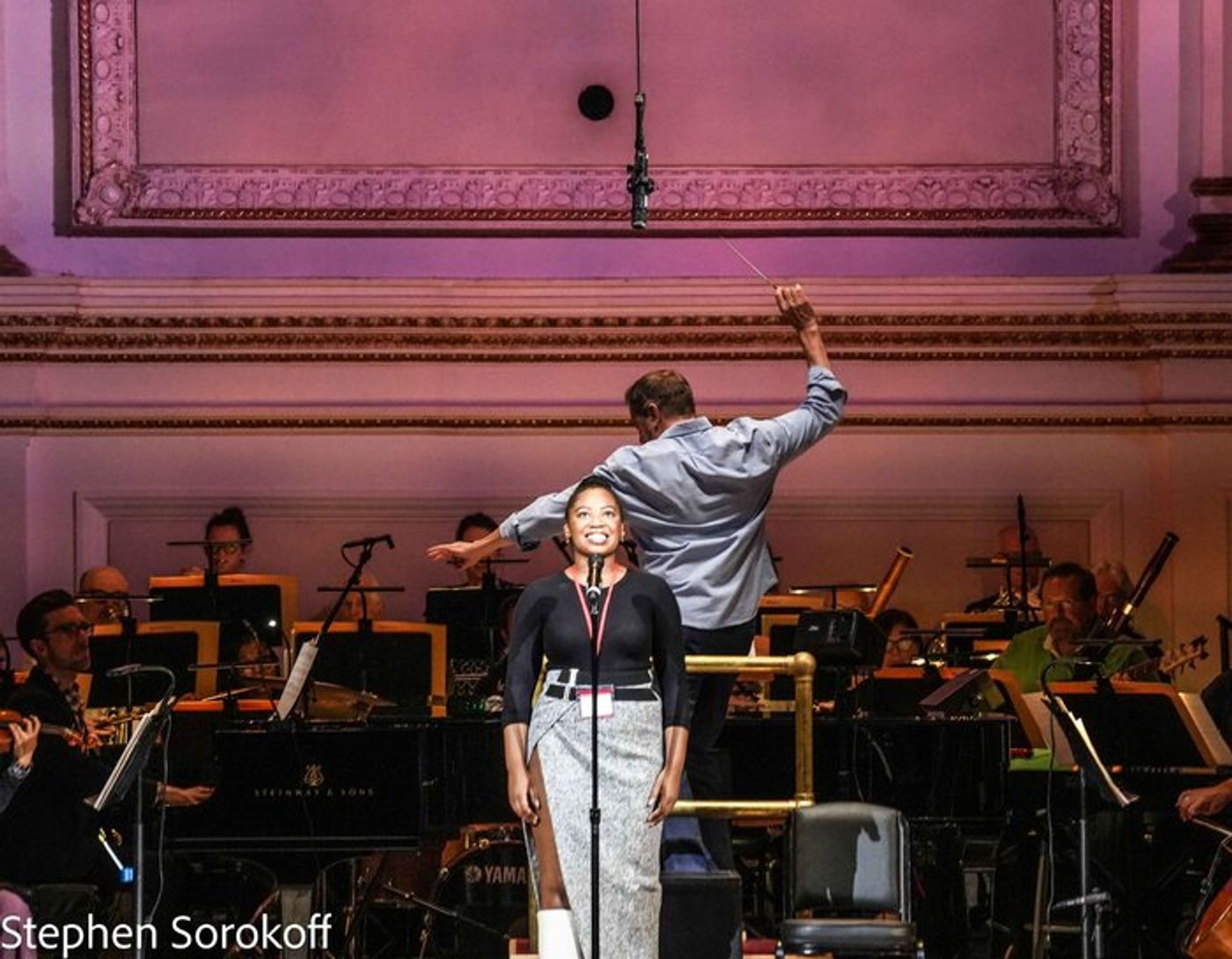 Photos: Maestro Steven Reineke Rehearses The New York Pops For The Opening Concert of The Season  Image