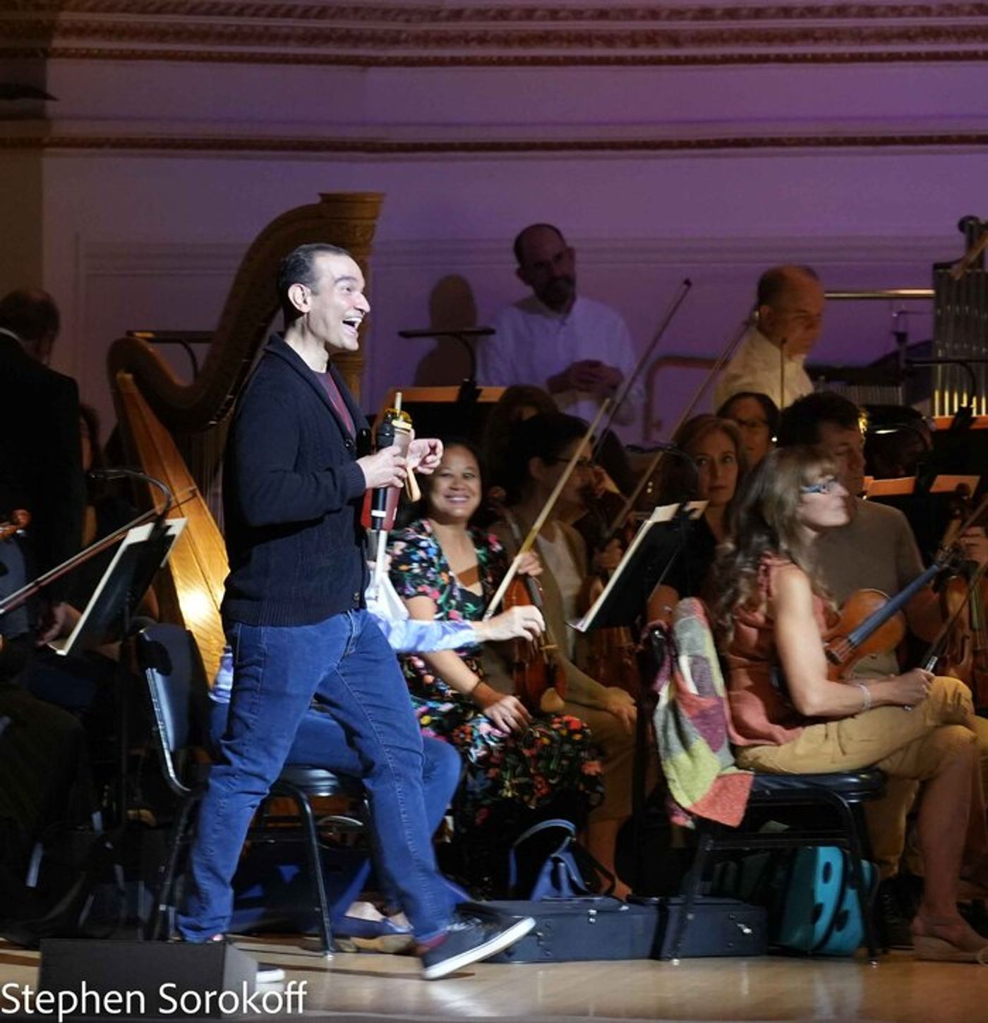 Photos: Maestro Steven Reineke Rehearses The New York Pops For The Opening Concert of The Season  Image