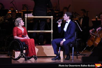 Ali Stroker and Derek Klena Photo
