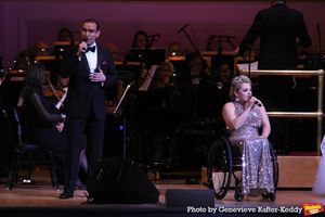 Javier Munoz and Ali Stroker Photo