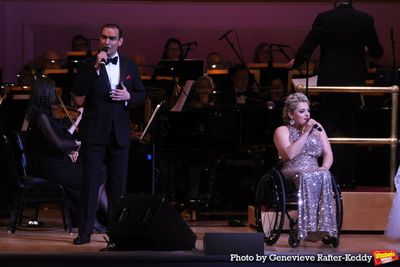 Javier Munoz and Ali Stroker Photo