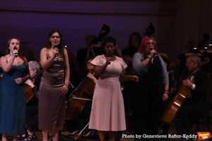 Members of The Susan E. Wagner High School Concert Chorus t Photo