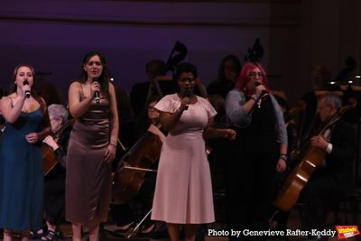 Members of The Susan E. Wagner High School Concert Chorus t Photo