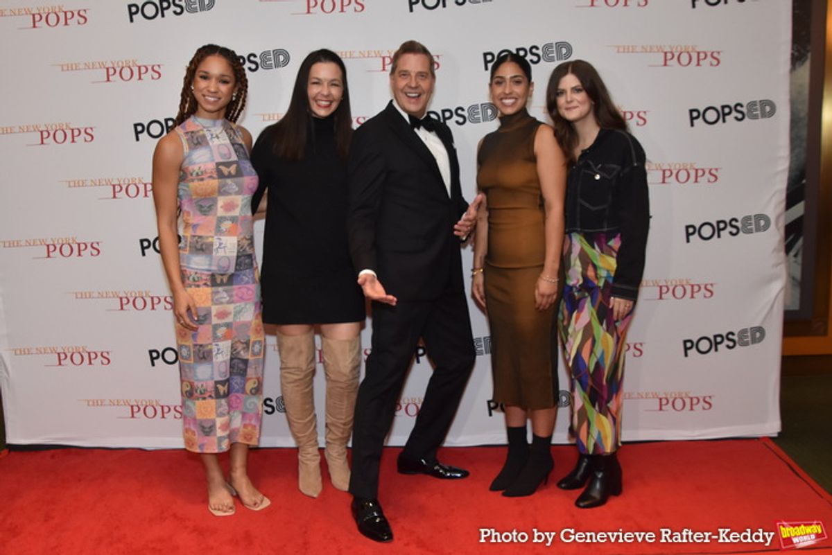 Steven Reineke with Darian Jenkins, Lori Hall, Julianna Collaze and Ellie Carlson at 