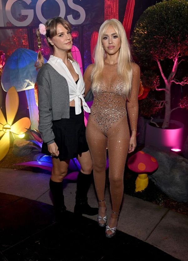Kelly Sawyer Patricof and Jessica Alba Photo