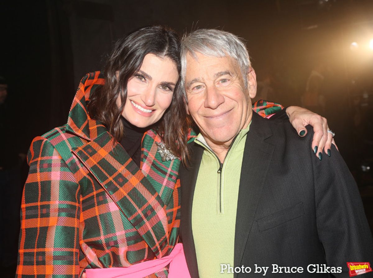 Idina Menzel and Stephen Schwartz  at 