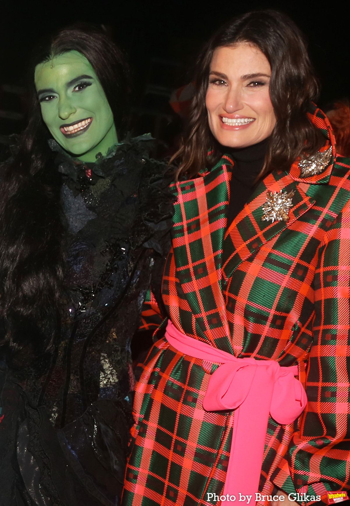 Alyssa Fox and Idina Menzel at 