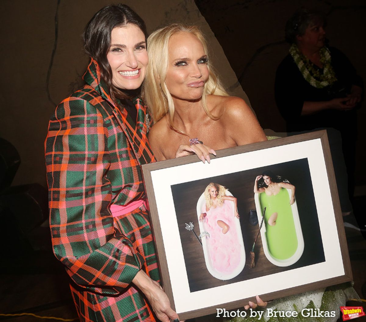 Idina Menzel and Kristin Chenoweth at 