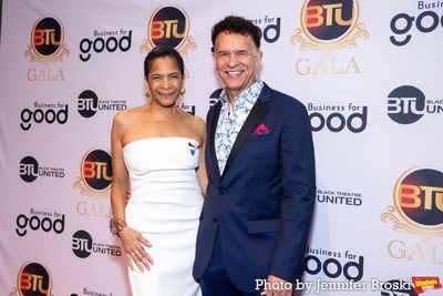 Allyson Tucker, Brian Stokes Mitchell Photo