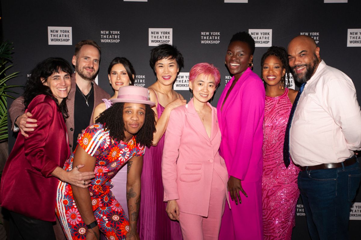 Leigh Silverman, Ryan Spahn, Esco Jouley, Nicole Villamil, Cindy Cheung, Hansol Jung, Shaunette Renee Wilson, Marinda Anderson, and David Ryan Smith at 