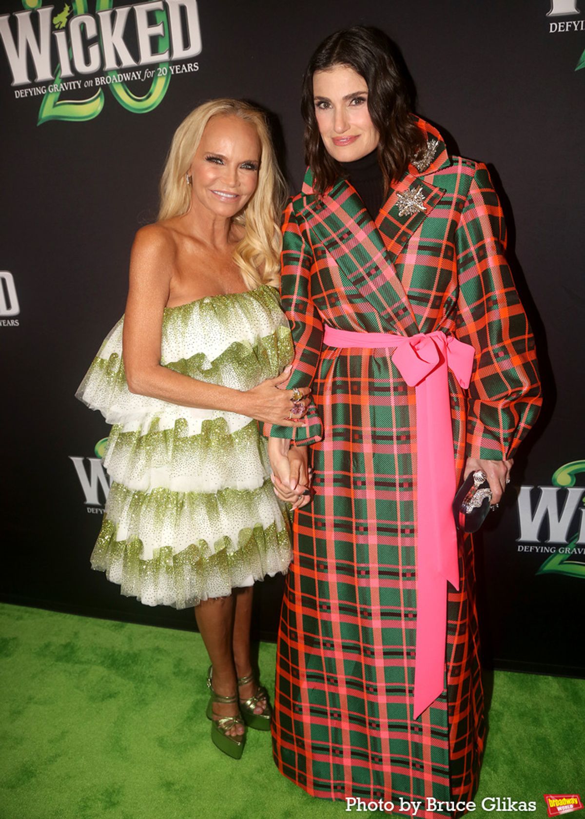 Kristin Chenoweth and Idina Menzel  at 