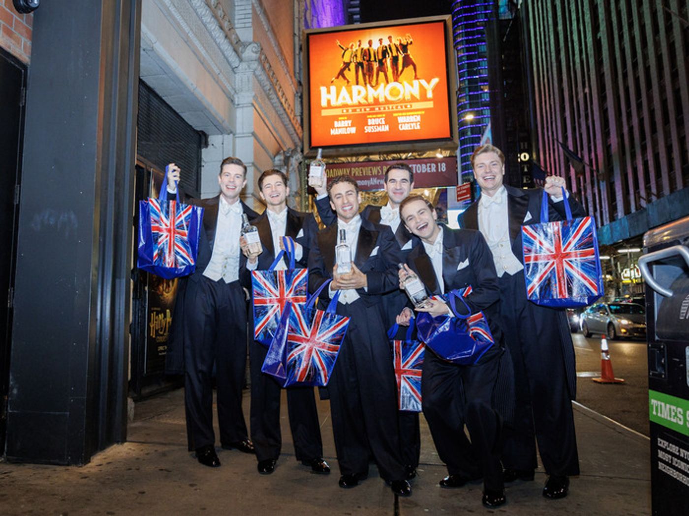 Photos & Video: The Harmonists From HARMONY Visit the Queens of SIX on Broadway  Image