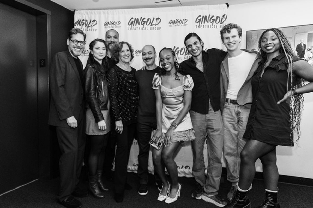 David Staller & the cast  at 