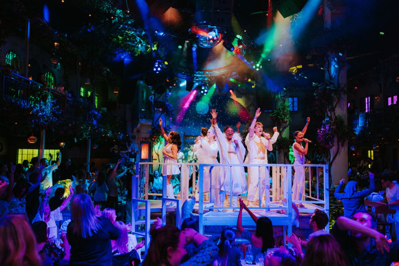 Photos & Video: See New Images & Trailer for MAMMA MIA! THE PARTY - Now Extended to June 2025  Image