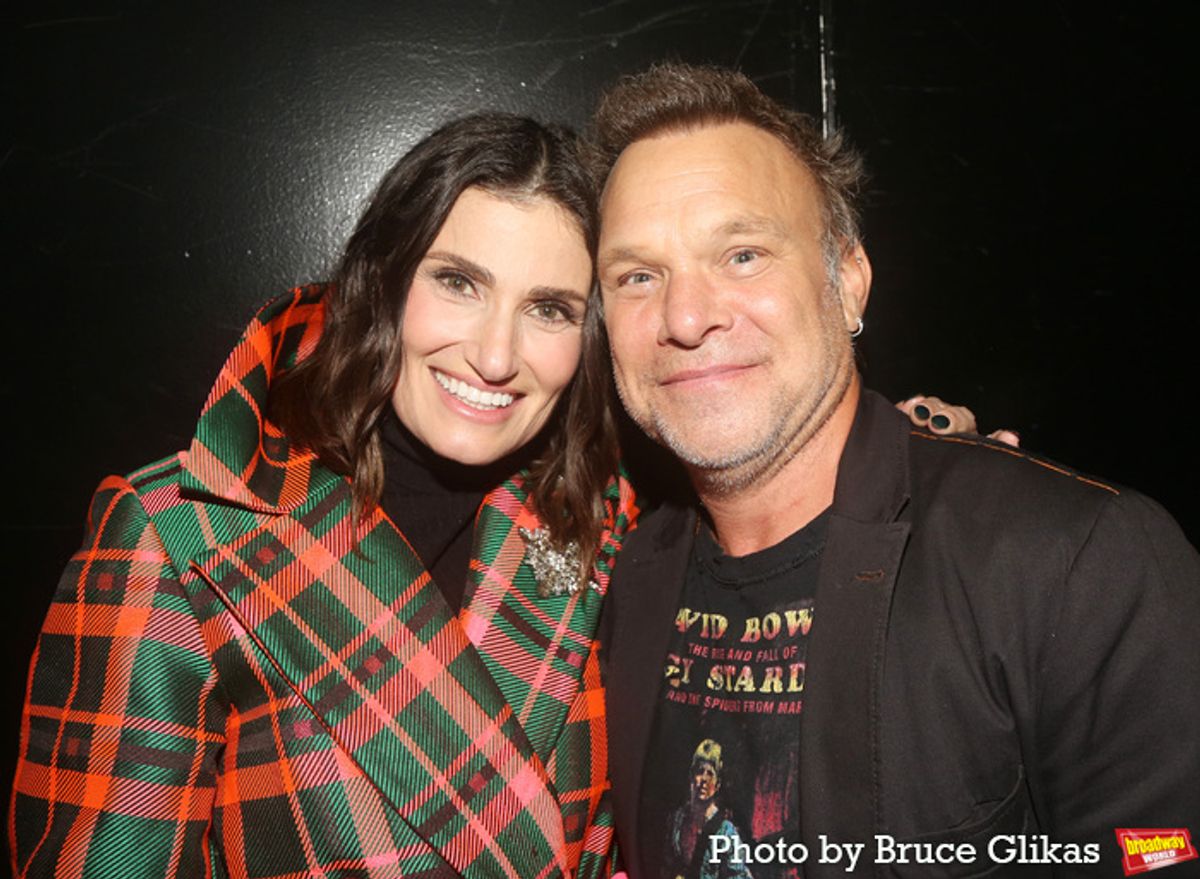 Idina Menzel and Norbert Leo Butz at 