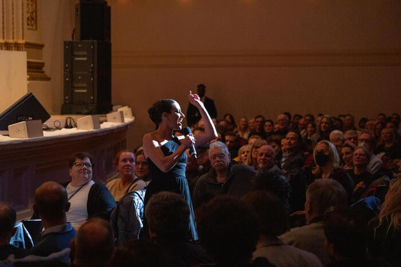 Photos: Lea Michele Makes Carnegie Hall Debut With Special Guests Jonathan Groff and Darren Criss  Image