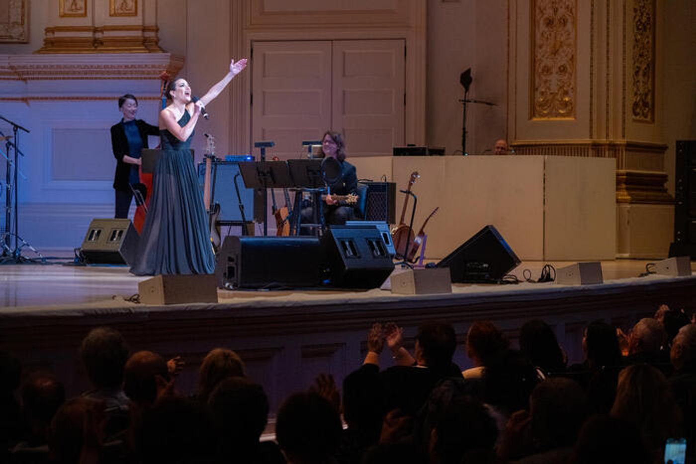 Photos: Lea Michele Makes Carnegie Hall Debut With Special Guests Jonathan Groff and Darren Criss  Image