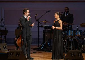 Jonathan Groff, Lea Michele @ BroadwayWorld Jonathan Groff, Lea Michele Photo
