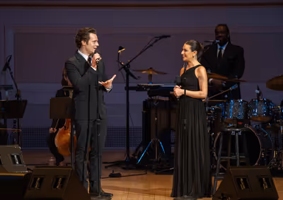 Jonathan Groff, Lea Michele Photo