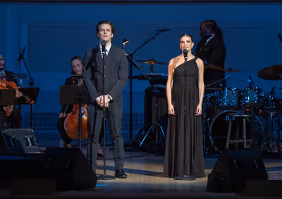 Jonathan Groff, Lea Michele Photo