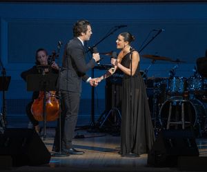 Jonathan Groff, Lea Michele @ BroadwayWorld Jonathan Groff, Lea Michele Photo